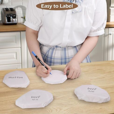 GeeRic 100 Pcs Freezer Papers, 12 * 12 Inch Butcher Paper, Coated Moisture Resistant Wrap, Protect Against Freezer Burn in Kuwait