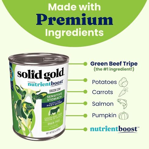 Solid Gold Green Cow Dog Food Single Can - Bovine in Kuwait