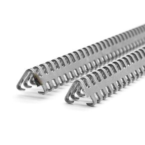 24" Conveyor Belt Fastener Lacing Spike Fastener Wolf Tooth Buckle Food Stainless Steel with 5 Hinge Pins for Belt Thickness 3/32"~9/64",8.7kN/M High Tensile Strength (10 Pcs/Box)
