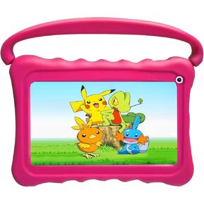 Kids Tablet for Toddlers 7IN Tablet for Kids Learning Tablet, Toddlers Tablet for Children with Touch Screen Dual Camera, YouTube, Google Playstore, ABC Mouse, Gift for Toddler Boys Girls