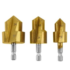 JONMON PPR Lifting Step Drill Bits, 20/25/32MM Heavy Duty Pipe Reaming Drilling Bit, Ladder Stepped Plumbing Expansion Connection Reamer Drill Tool for Repairing, Expanding Internal Water Tube Hole