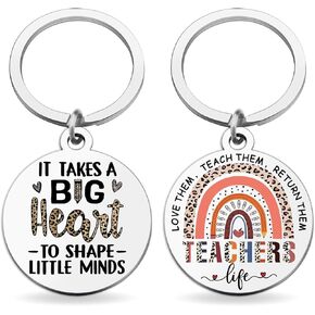 Teacher Gifts for Women Teacher Appreciation Thank You Present for Birthday Best Back to School Graduation Gift for Teachers Mentors from Students Cute Key Chains for New Teachers