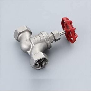 1/2"" Globe Valve NPT 200PSI Stainless steel 304 full Port Water oil gas, Silver
