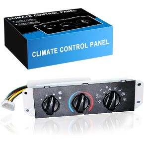599-218 Front Climate Control Panel Module, Air Conditioner Control Switch Fits For:-Chevy Avalanche Silverado Suburban 1500 2500 Tahoe, For:-GMC Sierra Yukon XL 1500 2500 1999-2002 (1 Pack)