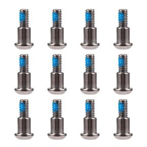 12PCS M3x4x10mm Hex Buttonhead Incision Kingpin Shoulder Screws for Axial SCX10 AR44 AR45 Capra Axle Vanquish F10 H10 Optic Axle (Silver 12pcs)