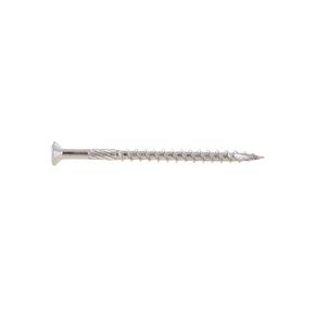 Conquest #10 x 3 Type 316 Stainless Steel Marine Grade Flat Head Deck Screws (Pack of 1750) for Decks, Docks, Jetties, Fences, Walkways, or Marine Applications