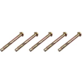 5Pcs Expansion Screw Bolts M10*80 Expansion Anchor Bolts Hex Nut Expansion Sleeve for Concrete Masonry Brick Wall Fixings