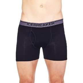 بوكسر رجالي من Icebreaker Merino Anatomica مع ذباب، ملابس داخلية