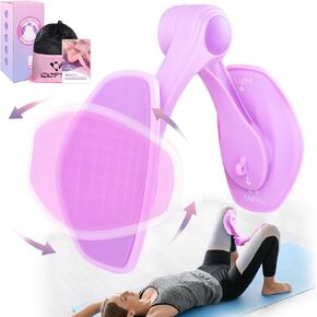 Thigh Master Thigh Exerciser for Women, Enhanced Resistance Hip and Pelvis Trainer, Inner Thigh Exercise Equipment Kegel Exercise Products for Women Home Gym(Purple)