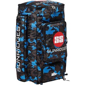 SS Cricket Kit Bag Camo Duffle (أزرق)