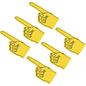 PATIKIL Giant Foam Finger Number 1 DIY Blank Foam Hand Cheerleading Foam Fingers for Sports Events Games Party