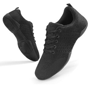 Youth Girls White Cheer Shoes Breathable Training Competition Cheer Sneakers Girls Cheerleading Dancing Shoes Black Cheer Shoes for Girls