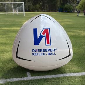Soccer Reflex & Reaction Ball - White, Orange, Blue, Pink, and Fluo Yellow for Agility, Reflex, and Speed Training for Kids and Juniors