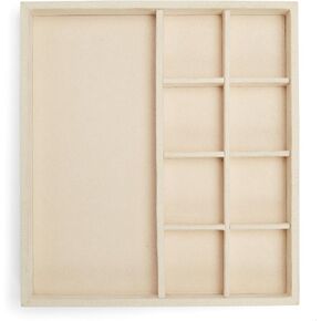 WOLF Vault Half Insert - Earring Multi Compartment Beige 437870
