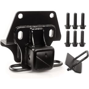 Multi-Fit Rear Bumper Trailer Hitch Receiver with 2inch Ball Mount kit for 2003-2022 4runner & 2003-2009 GX470,2 inch Tow Receiver Square Tubes, Include Hitch Tightener Kit Bolts Accessory