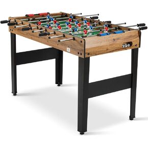 48" Foosball Table for Adults Full-Size Soccer Table Foosball Table Balls with Heavy Duty Legs 3balls for Game Room Family Home Party