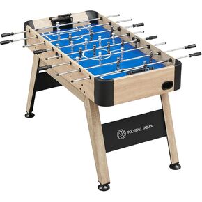 Foosball Table, 54 Inch Foosball Table Adult Size, 22 Electroplated Player, Multi Game Table for Family Gatherings, Birthday Parties, Friends Dinners