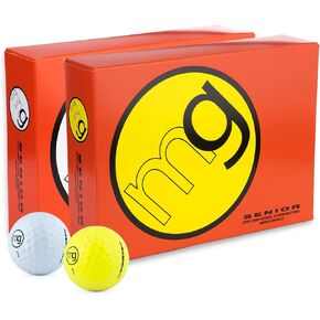 MG Golf Balls Senior Longest with Speed, Distance, & Maximum Enjoyment (1-Dozen)