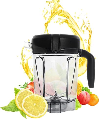 64oz Blender Pitcher Fit For Vitamix, Replacement for vitamix 5200, 5000, 5500, 6300, 7500, A2300, Pro200, 500, 750, Vita-Prep, Classic/Explorian/Commercial series, For vitamix Blender Container Cup in Saudi Arabia