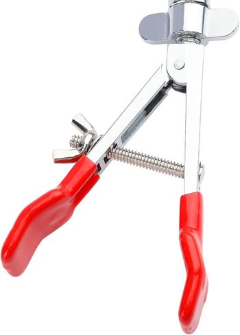 stonylab 2 Prong Swivel Clamp with Boss Head, Sturdy Rubber Coated 2 Prong Single Adjust Multipurpose 360 Degree Swivel Clamp for Laboratory Use, S in Saudi Arabia