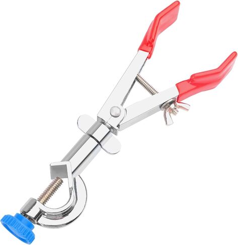 stonylab 2 Prong Swivel Clamp with Boss Head, Sturdy Rubber Coated 2 Prong Single Adjust Multipurpose 360 Degree Swivel Clamp for Laboratory Use, S in Saudi Arabia
