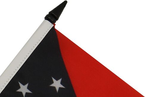 AZ FLAG American Samoa Table Flag 5'' x 8'' - American Samoan Desk Flag 21 x 14 cm - Black Plastic Stick and Base in Saudi Arabia