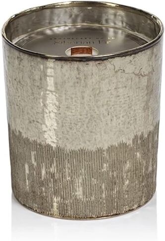 Zodax Siberian FIR Antique Silver Wood Wick Scented Candle in Saudi Arabia