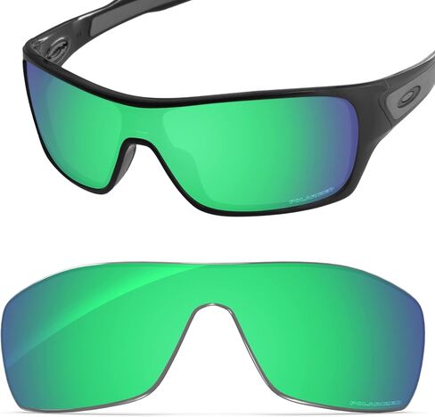 Performance Replacement Lenses Compatible with Oakley Turbine Rotor OO9307 Polarized Etched-Fire Red in Kuwait