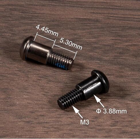 12PCS M3x4x10mm Hex Buttonhead Incision Kingpin Shoulder Screws for Axial SCX10 AR44 AR45 Capra Axle Vanquish F10 H10 Optic Axle (Silver 12pcs) in Kuwait