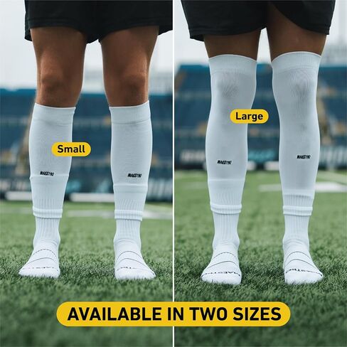 Maestro Leg Sleeves – Leg Sleeves for Men & Boys - Compatible With Shin Guards and Grip Socks for Soccer, Football, Hockey in Saudi Arabia