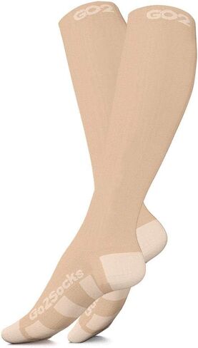 Go2Socks Compression Socks for Men Women Nurses Runners 20-30mmHg Medical Stocking Athletic in Kuwait
