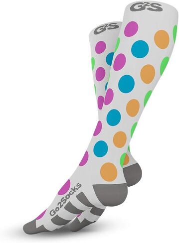 Go2Socks Compression Socks for Men Women Nurses Runners 20-30mmHg Medical Stocking Athletic in Kuwait