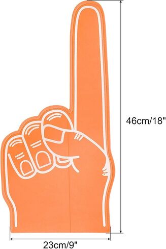 PATIKIL Giant Foam Finger, EVA DIY Blank Foam Hand Cheerleading for Sports Events Spirit Games in Saudi Arabia