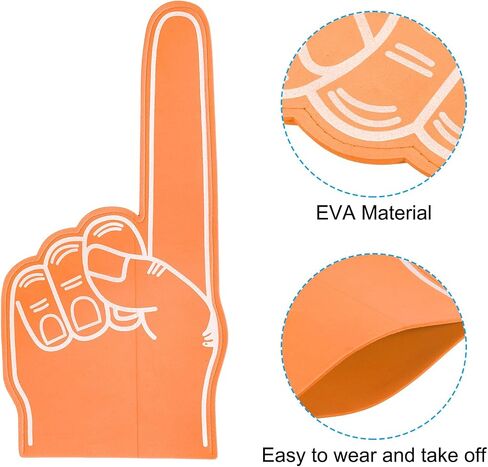 PATIKIL Giant Foam Finger, EVA DIY Blank Foam Hand Cheerleading for Sports Events Spirit Games in Saudi Arabia