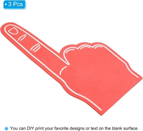 PATIKIL Giant Foam Finger, EVA DIY Blank Foam Hand Cheerleading for Sports Events Spirit Games in Saudi Arabia