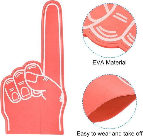 PATIKIL Giant Foam Finger, EVA DIY Blank Foam Hand Cheerleading for Sports Events Spirit Games in Saudi Arabia