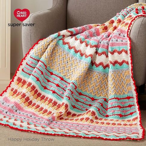 Red Heart Super Saver Yarn, Print-Mulberry Mix in Saudi Arabia
