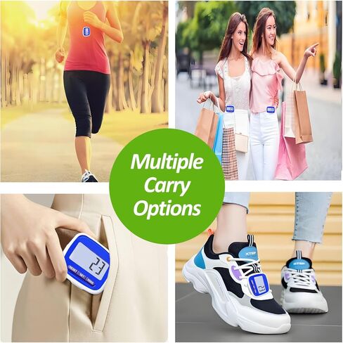 Pedometer Simple Step Counter for Walking Step Tracker with Large Display Removable Clip and Lanyard Accurate Pedometers for Steps for Men Women and Kids in Kuwait