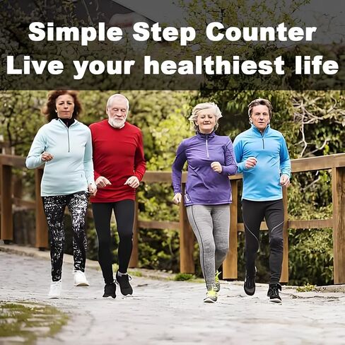 Pedometer Simple Step Counter for Walking Step Tracker with Large Display Removable Clip and Lanyard Accurate Pedometers for Steps for Men Women and Kids in Kuwait