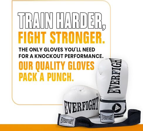 Adult Boxing Gloves Set - Incl. 3m Boxing Wraps & Carrying Bag, Padded Muay Thai, MMA, Kickboxing and Heavy Bag Gloves with Hand Wraps - Sizes 10 oz, 12 oz, 14 oz, 16 oz in Saudi Arabia
