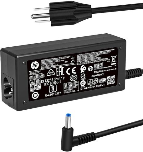 45W 19.5V 2.31A Laptop Charger Fit for HP Envy X360, Pavilion TouchSmart 11 13 15 Series Notebook Stream 14 13 11 HP 741727-001 721092-001 Blue Tip Adapter Power Cord in Kuwait