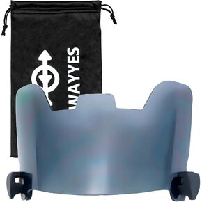 Football Helmet Visor | Fits Youth & Adult | Scratch-Resistant, UV Protection & Glare Reduction | Easy Install & Clean | Includes 2 Clips, Carrying Bag, 2 Stickers