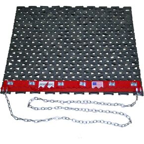 Newstripe Infield DragMat Available in 3 and 6 Ft | W/Rubber Steel | Baseball Field Maintenance Essential | Scarifying Blade for Superior Surface Prep | Hand-Pulled Efficiency | USA-Made Quality