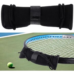 6 oz Tennis Racket Weight Training Aid Black Racquet Weight Adding Device Tennis Racket Swing Practice Weight Tennis Training Equipment for Tennis Players Playground Tennis Swing