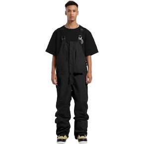 Men's Snowboard Bibs Ski Women Insulated Waterproof Snow Pants Bib Breathable Overalls Outdoor Winterproof in Saudi Arabia