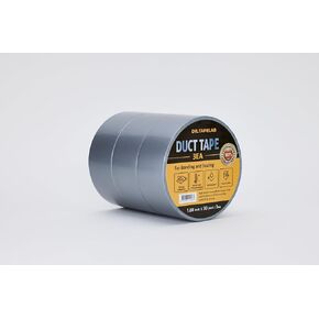 شريط لاصق، عبوة واحدة 1.88 بوصة × 30 ياردة، عبوة واحدة فضية، رمادية، HVAC