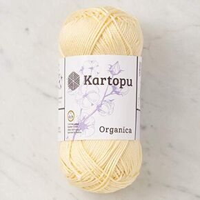 5 Skein (Pack) Total 8.8 Oz. Kartopu Organica, 100% Mercerized Cotton, Each 1.76 Oz (50g) / 136 Yrds (125m) Soft, 3 Light DK, Red - K150