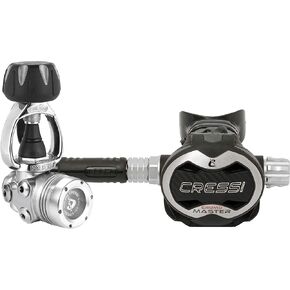 Cressi Scuba Diving T10-SC - منظم كرومو الرئيسي - مدمج وخفيف - معتمد للمياه الباردة - لا يوجد تدفق حر - صنع في إيطاليا