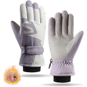 Winter Gloves Women for Cold Weather Snow Gloves Touchscreen Ladies Ski Gloves for Women Waterproof Gloves Warm Windproof