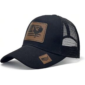 American Flag hat, Rooster Baseball net hat, Truck Driver Hats,Husband Grandpa Father's Day Christmas Birthday Gift